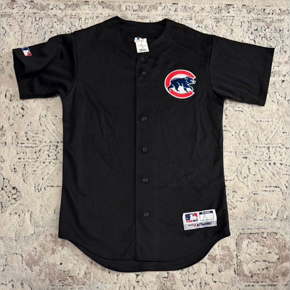Majestic Other - Majestic Authentic Chicago Cubs Black Batting Practice Jersey Men’s Sz: S